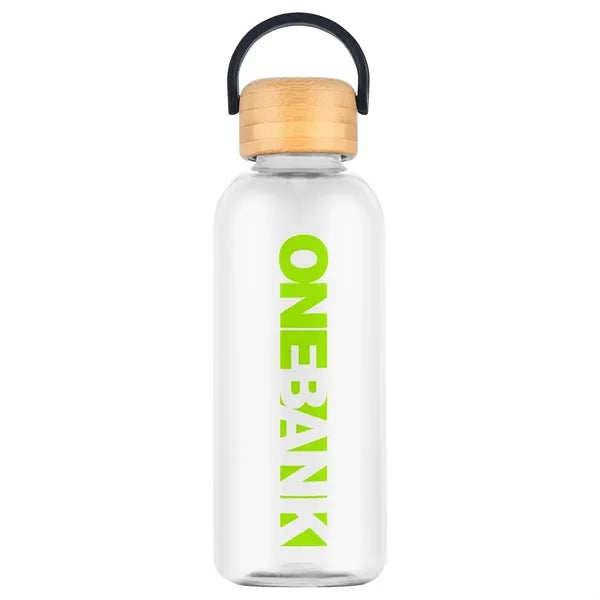 Sanzio 21 oz RPET Bottle with Bamboo Lid