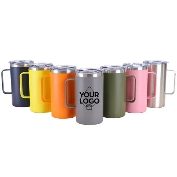 20oz Stainless Steel Insulated Mug with Handle
