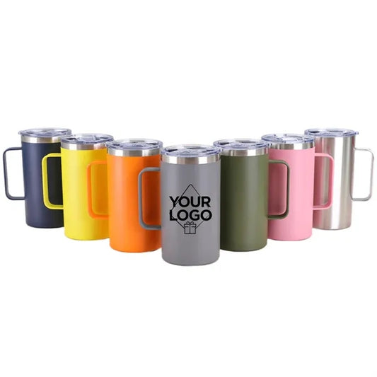20oz Stainless Steel Insulated Mug with Handle