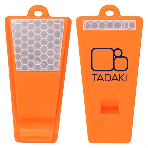 Safety First Reflective Whistle