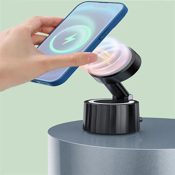 Wireless Charger Magnetic Phone Stand And Bluetooth Speaker