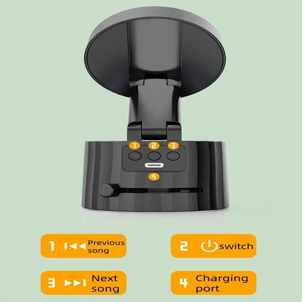 Wireless Charger Magnetic Phone Stand And Bluetooth Speaker