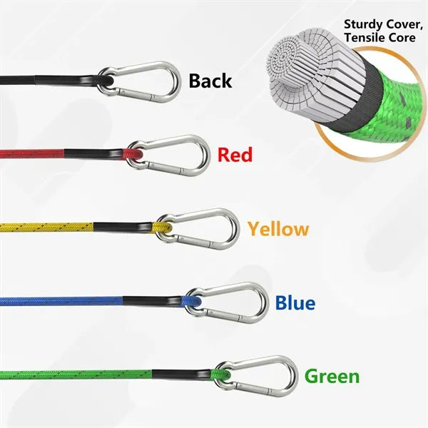 Elastic Fixing Rope With Metal Buckle