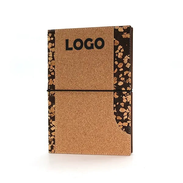 Eco-Friendly Coffee Grounds Cork Notebook