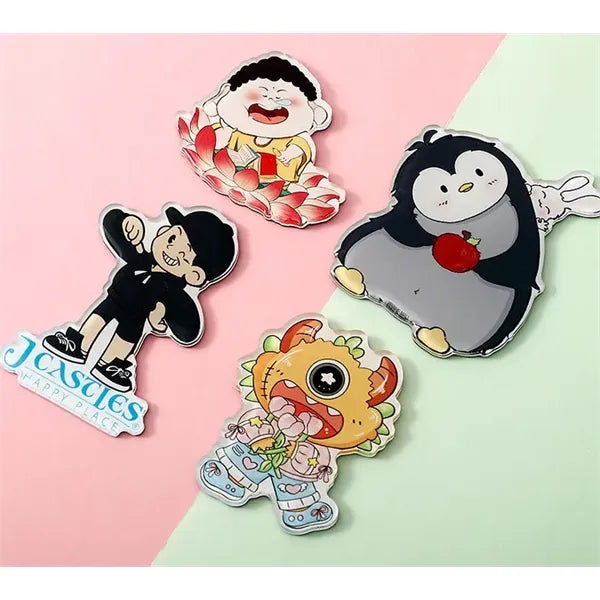 4" Custom Acrylic Magnet with Logo