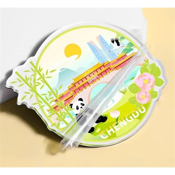 4" Custom Acrylic Magnet with Logo