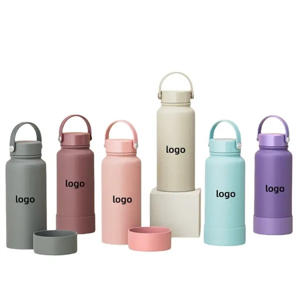 22oz Stainless Steel Insulated Sport Bottle With Handle