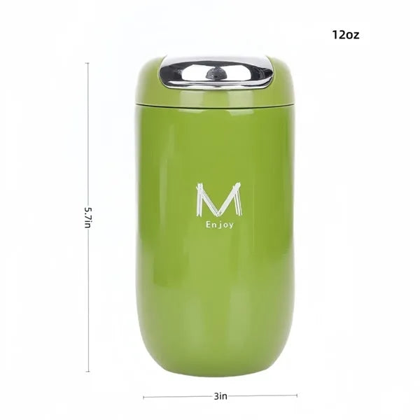 12oz Glossy 316 Stainless Egg Coffee Tumbler