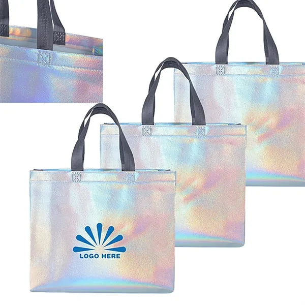 Non-Woven Laser Glitter Shopping Bag