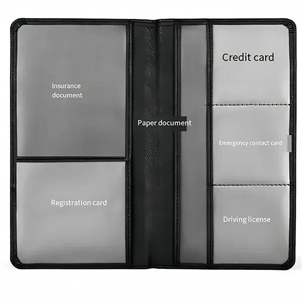 Multifunctional PU Leather Passport Holder