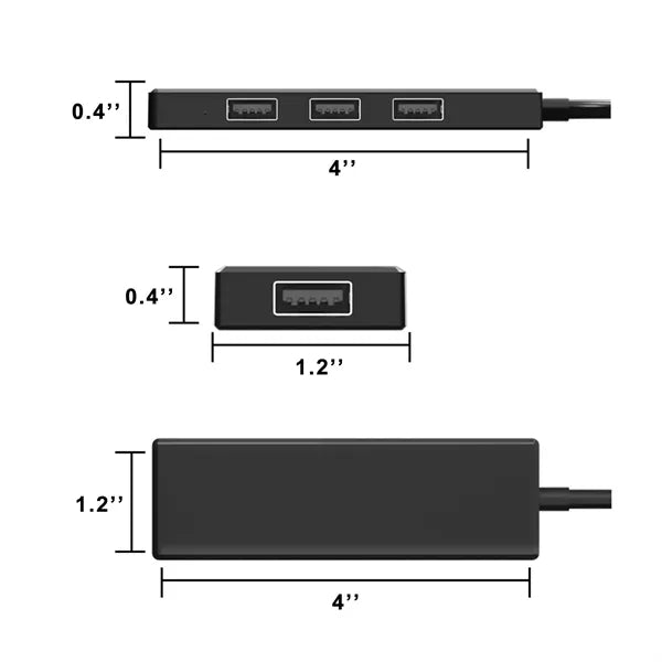 4 Port Ultra USB Hub