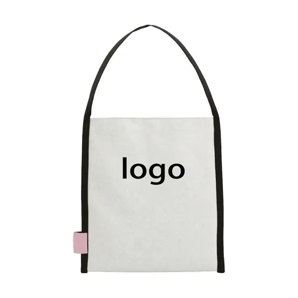 Minimalist Straight-Handle Cotton Canvas Tote