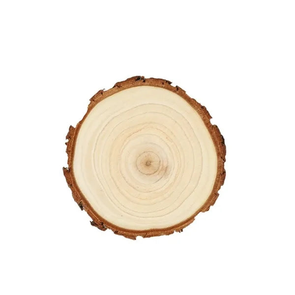 4 Inch DIY Kids Arts Round Wood Coaster