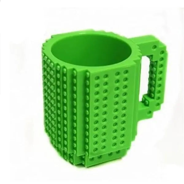 Funny Diy Novelty Cup With Building Blocks