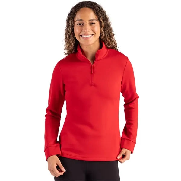 Clique Haven Recycled Womens Quarter Zip Sweatshirt