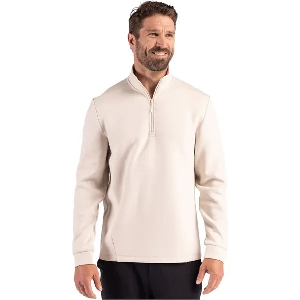 Clique Haven Recycled Mens Quarter Zip Sweatshirt