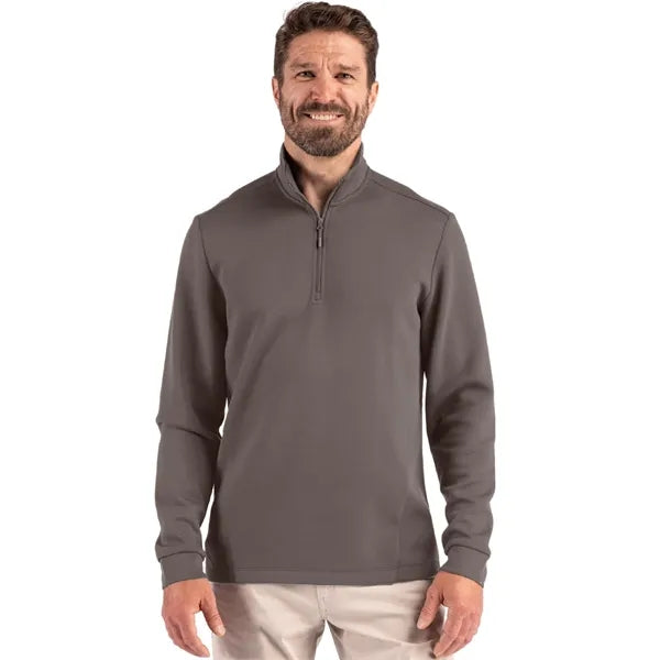 Clique Haven Recycled Mens Quarter Zip Sweatshirt