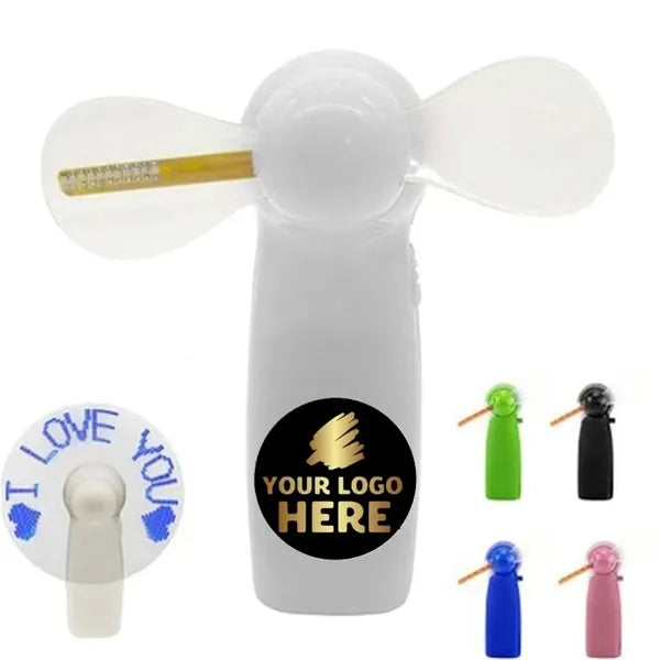 Fan with LED Message Function