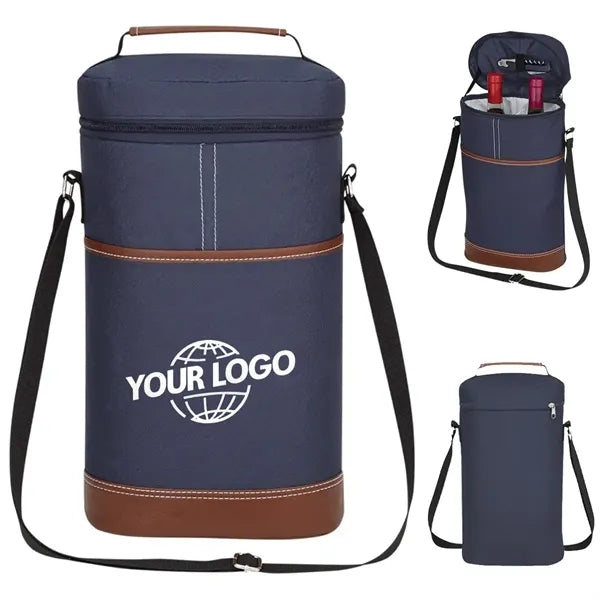 Double Wine Cooler Bag with Handle