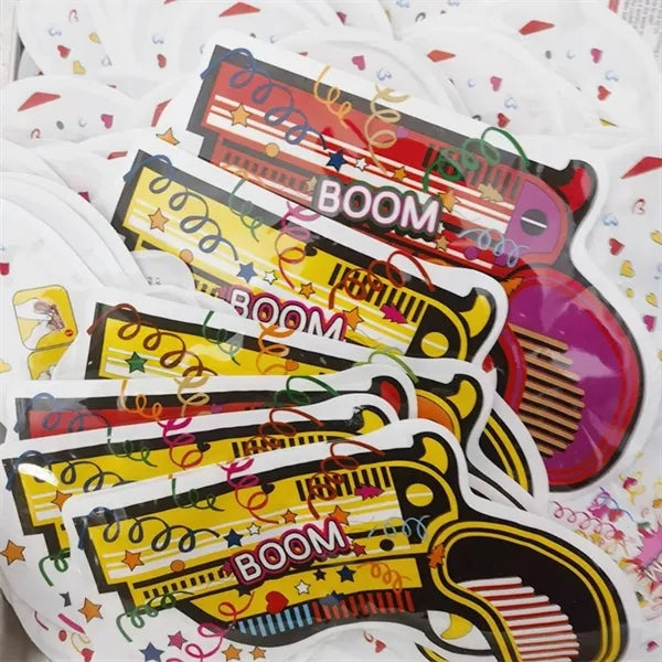 Inflatable Toy Fireworks Gun Handheld Confetti Poppers