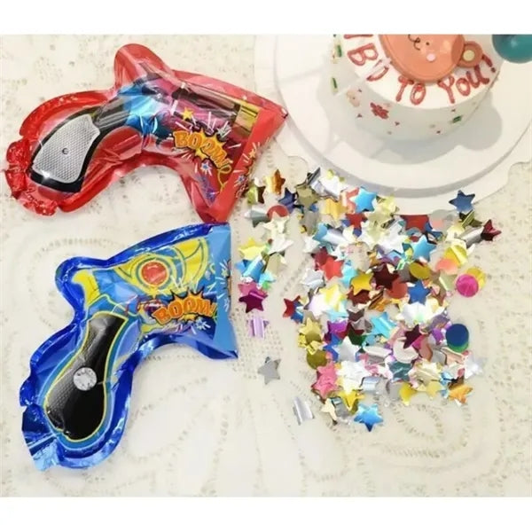 Inflatable Toy Fireworks Gun Handheld Confetti Poppers