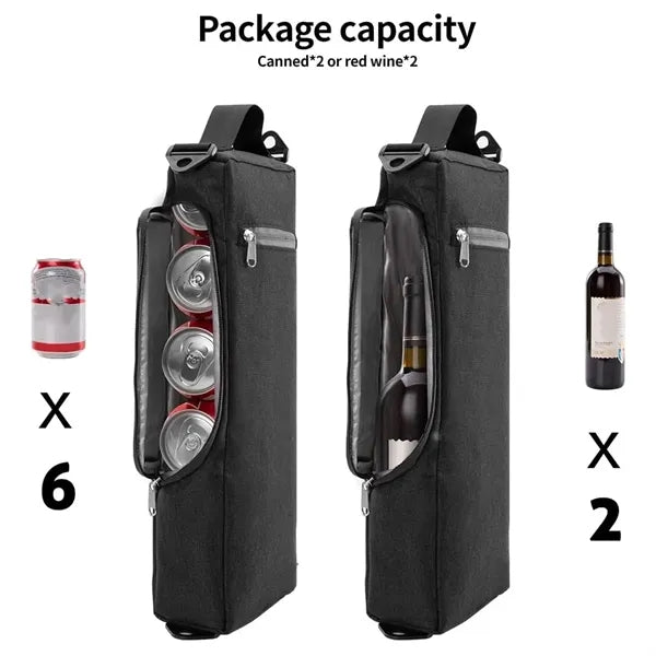 Outdoor Golf Wine and Beverage Cooler Bag with Handle