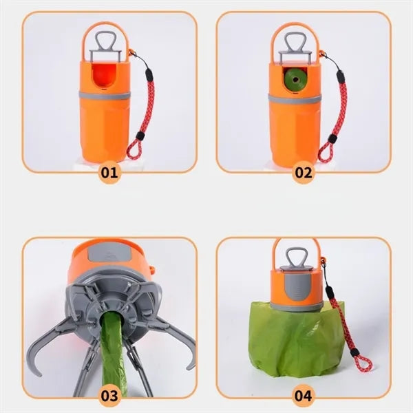 Portable Pet Pooper Scooper With Trash Bag