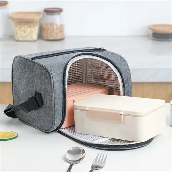 Large capacity camping picnics insulated lunch cooler bag