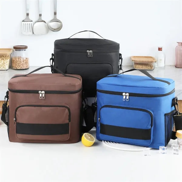 Portable leakproof picnic camping cooler insulated lunch bag