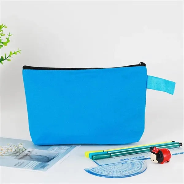 Colorful Canvas Pen Pouch Makeup Bag