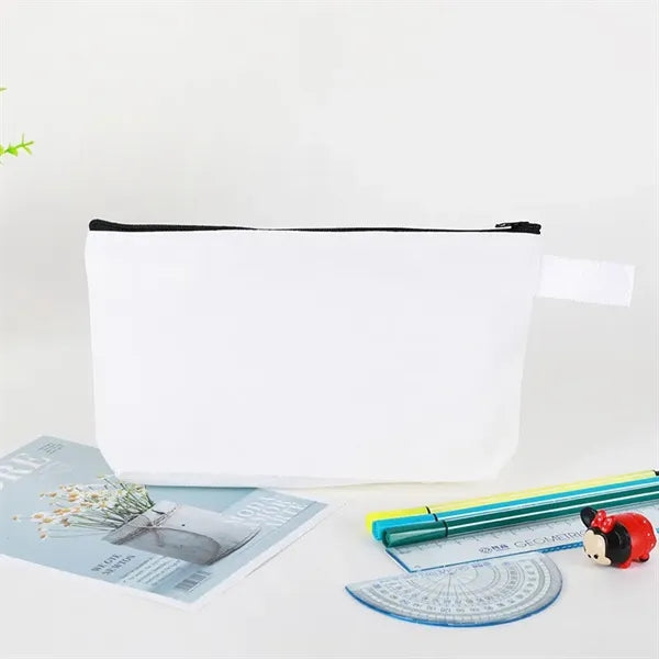 Colorful Canvas Pen Pouch Makeup Bag