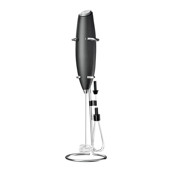 Electric Foam Maker Frother Wand with a bracket