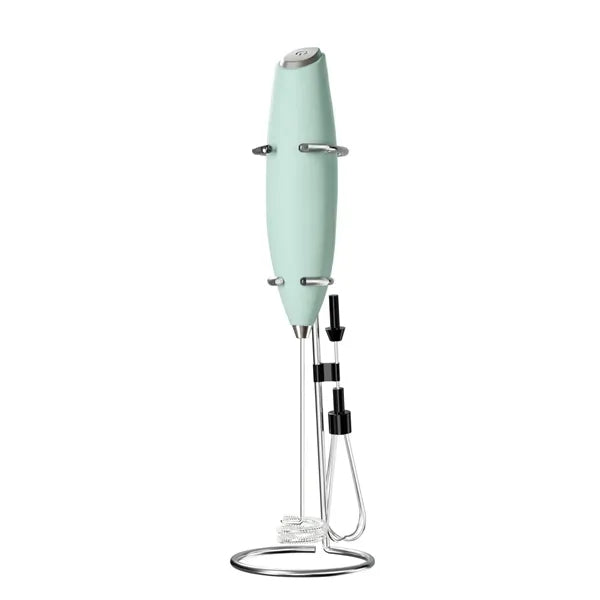 Electric Foam Maker Frother Wand with a bracket