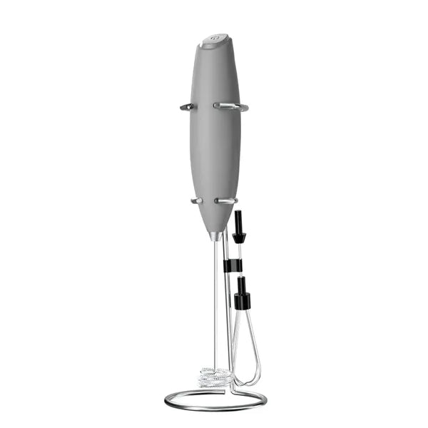 Electric Foam Maker Frother Wand with a bracket
