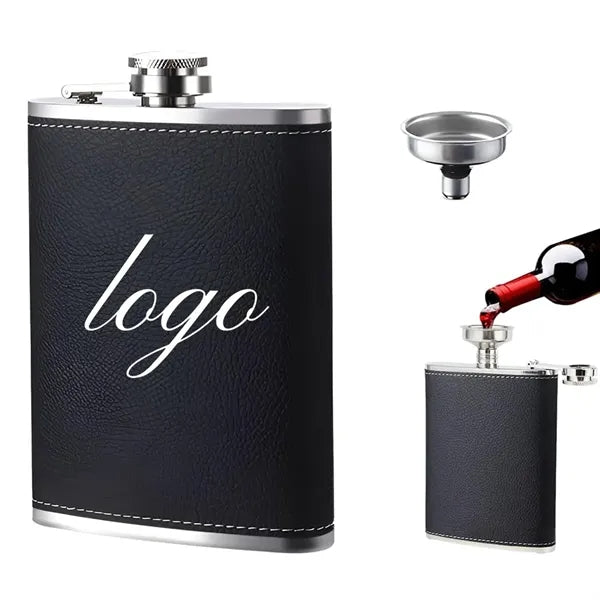 Outdoor Portable Stainless Steel Camping Flat Hip Flask