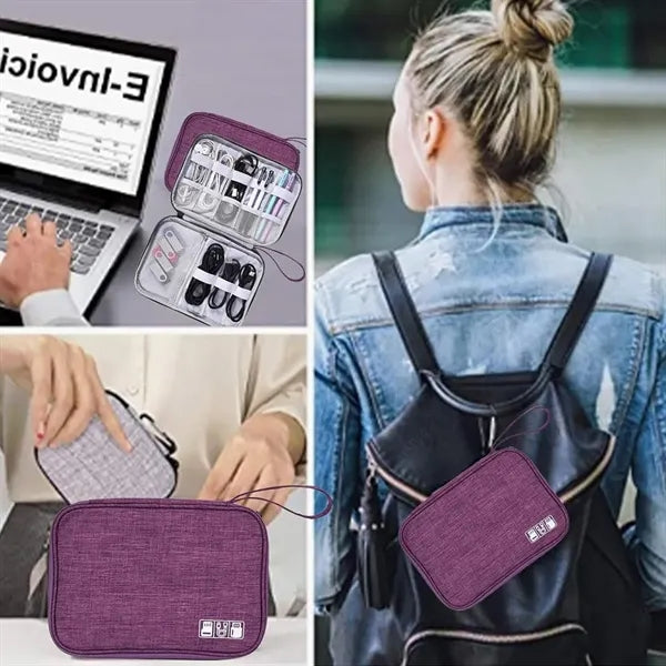 Waterproof Multi-Purpose Cable Organizer Bag Pouch