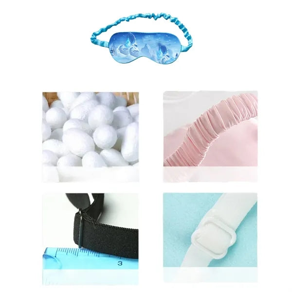 Full-Color Adjustable Soft Silk Eye Mask For Children