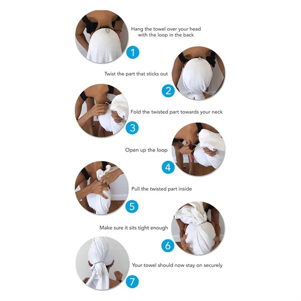 Microfiber Hair Wrap for Women
