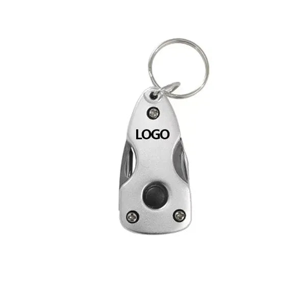 Multifunction Keychain Tool with LED Light
