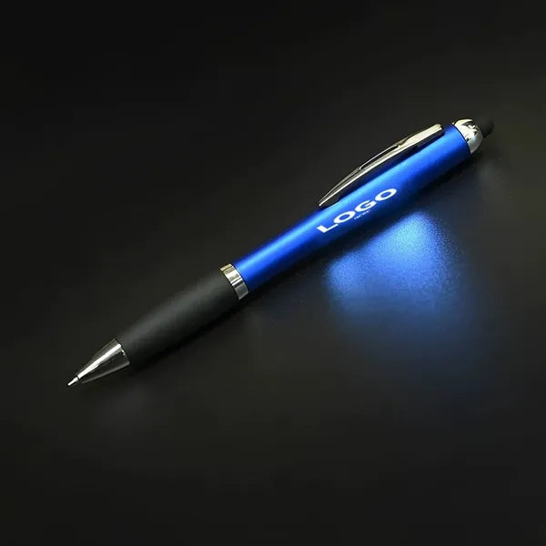Stylus And Light Up Personalized Ballpoint Pen