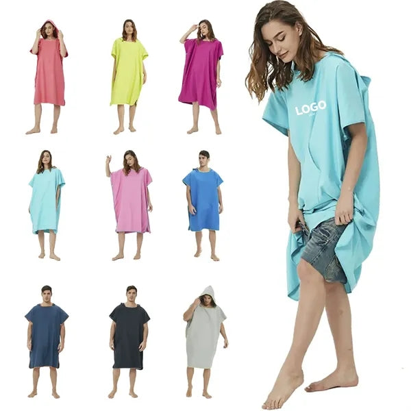 Hooded Robes for Men Women Nightgown Quick Dry