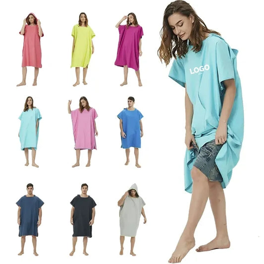 Hooded Robes for Men Women Nightgown Quick Dry