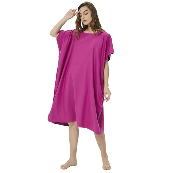 Hooded Robes for Men Women Nightgown Quick Dry