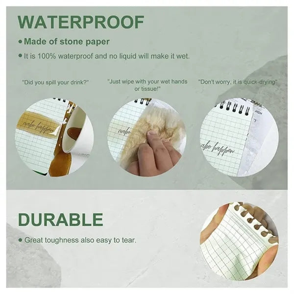 Stone Paper Pocket Notebook