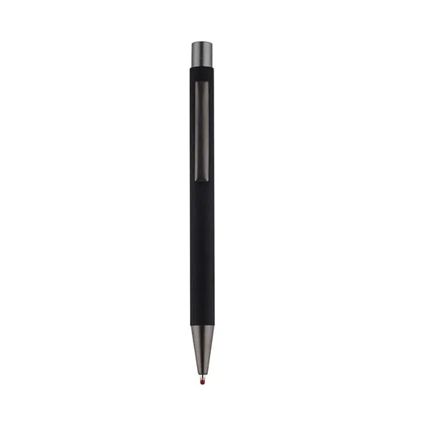 Metal Aluminum Soft Rubberized Click Pen