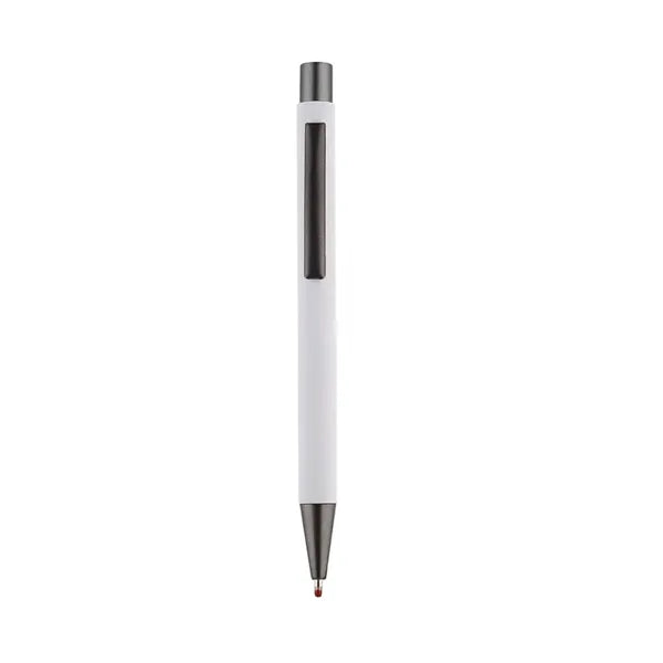 Metal Aluminum Soft Rubberized Click Pen