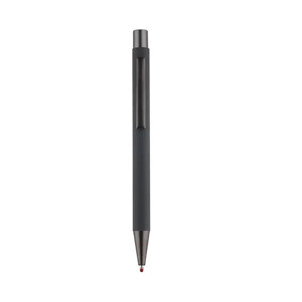 Metal Aluminum Soft Rubberized Click Pen