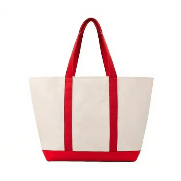Color-Block Canvas Tote