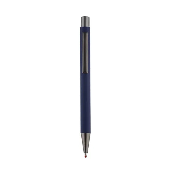 Metal Aluminum Soft Rubberized Click Pen
