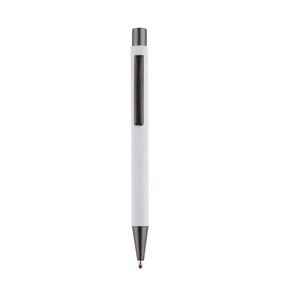 Metal Aluminum Soft Rubberized Click Pen